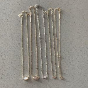 5 kendra scott necklaces